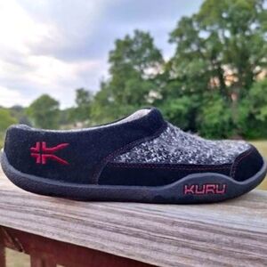 Kuru Draft Womens 6.5 Mules Slip On Clogs Fleece Comfort Shoes Slippers VGUC